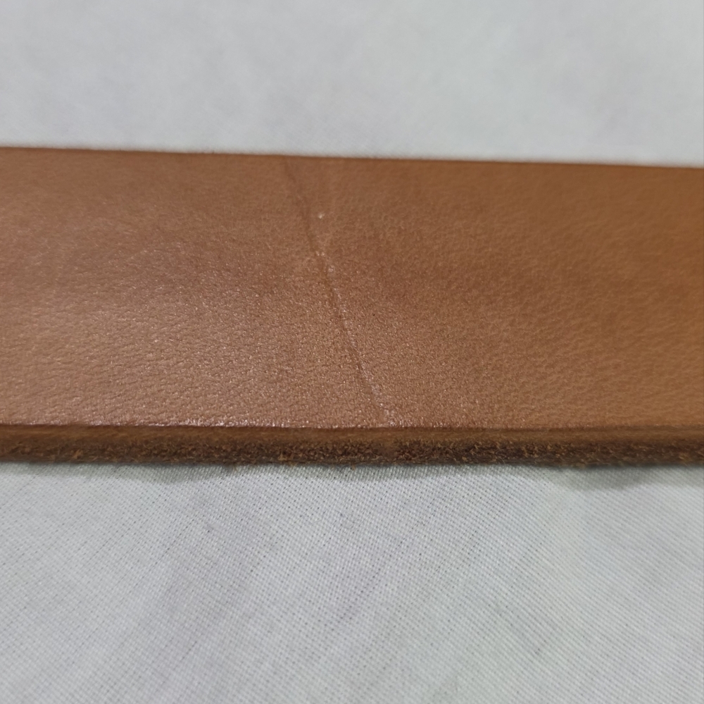 Tanner Goods Classic Saddle Tan Belt Adjustable Stainless Buckle USA Bridle. 32 - Picture 4 of 7